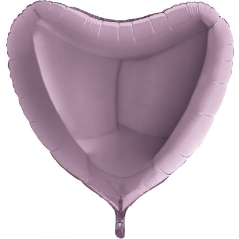 Сердце Сиреневый 36"