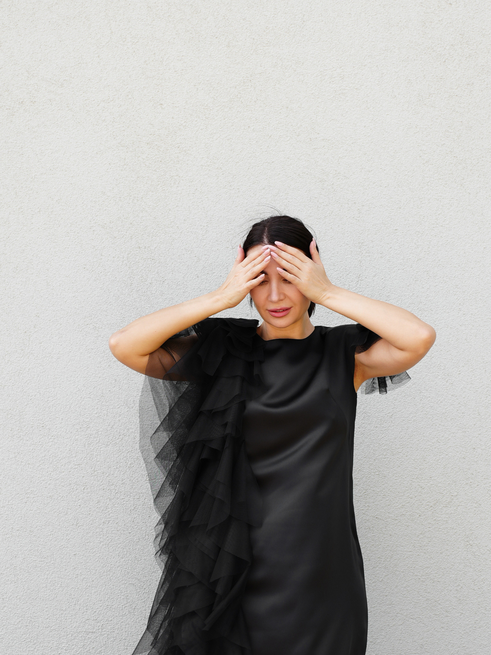 Платье "Для ковровой дорожки" в черном