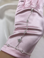 Браслет слейв серебристый со звездой