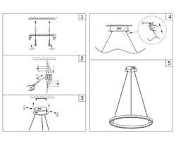 Подвесной светильник Kink Light Тор 08213,19A(3000K)