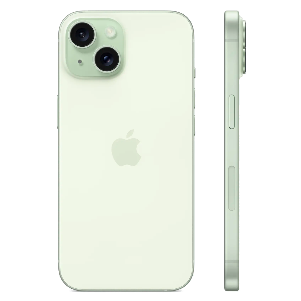 Смартфон Apple iPhone 15 512GB eSIM, Green (Зеленый)