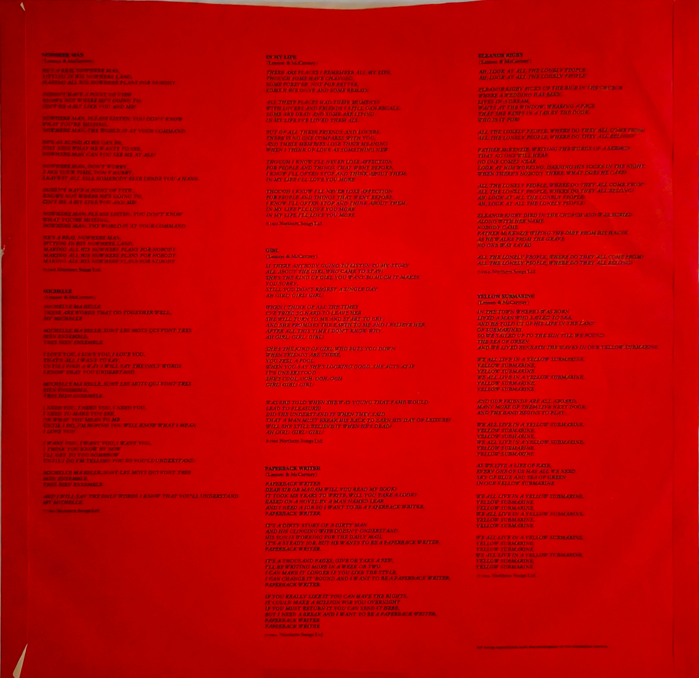 The Beatles / 1962-1966 (Red Vinyl)
