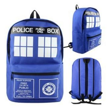 Рюкзак Тардис Tardis из Доктора Кто Doctor Who