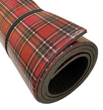 Коврик для йоги и фитнеса Isolon Шотландка 200х110х0,8 см