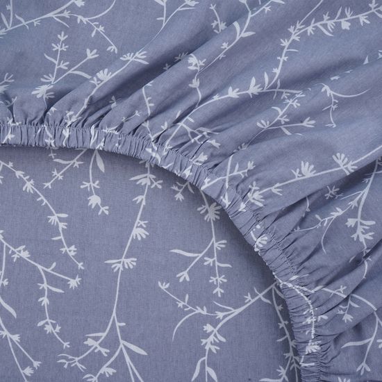 Простыня на резинке  Равенна,  160x200х30 , ранфорс  DOMTEKC