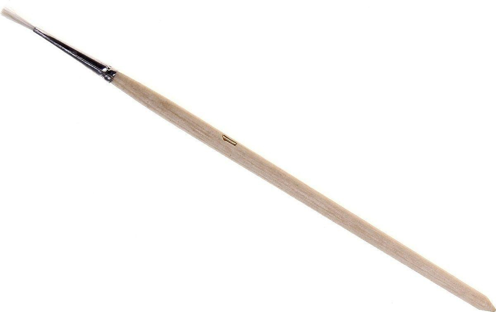 Кисть щетина, кругл. №01 (Эдельвейс)