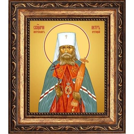 Петр (Полянский) Крутицкий, священномученик митрополит. Икона на холсте.