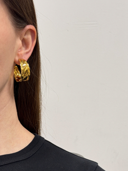 Крупные серьги кольца