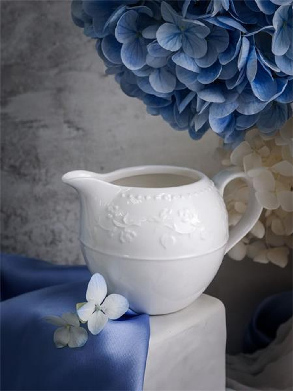 Молочник с ручкой 190 мл, 11,7x7,8 см h 7,6 см, фарфор, Primavera