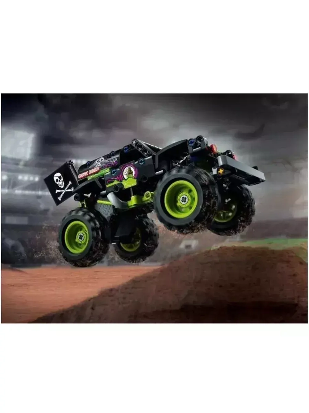 Конструктор Монстры Monster Jam Grave Digger 211 дет 22118