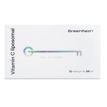 Greenflash Vitamin C liposomal Витамин С липосомальный, 30капсул