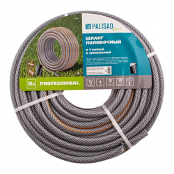 Шланг поливочный 4-х слойный, армированный "Professional", 1/2" 50 м, Luxe Palisad