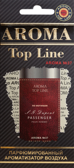 Ароматизатор для автомобиля AROMA TOP LINE №37 Passenger картон