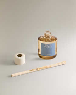 Zara Home RIVER VIOLET REED DIFFUSERS — ароматический диффузор с тростниковыми палочками, Речной Фиалковый, 100 мл