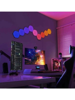Стартовый набор Nanoleaf Shapes Hexagon Black 9 панелей черный (NL42-0102HX-9PK)