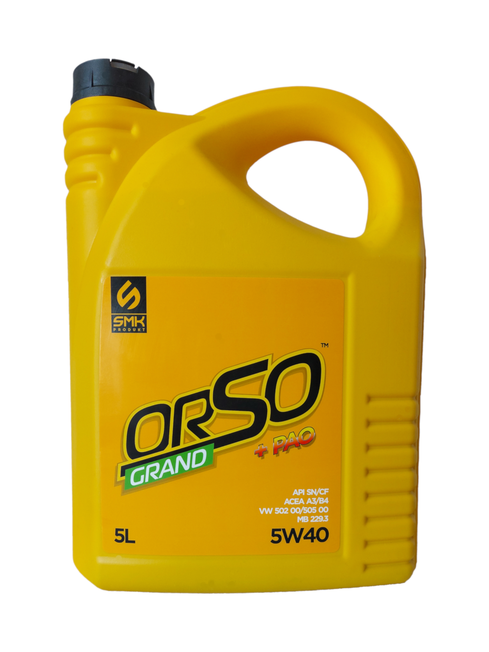 Моторное масло SMK PRODUKT ORSO GRAND 5W-40 Синтетическое 5 л