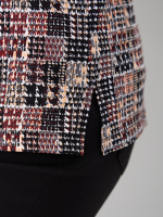 Рубашка Р-001/пьедепуль-черныйтерракот