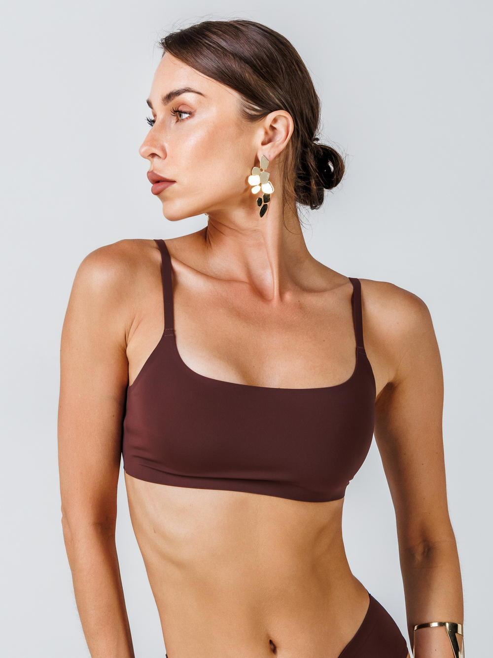 Топ цвет КОРИЧНЕВЫЙ (К), размер XS