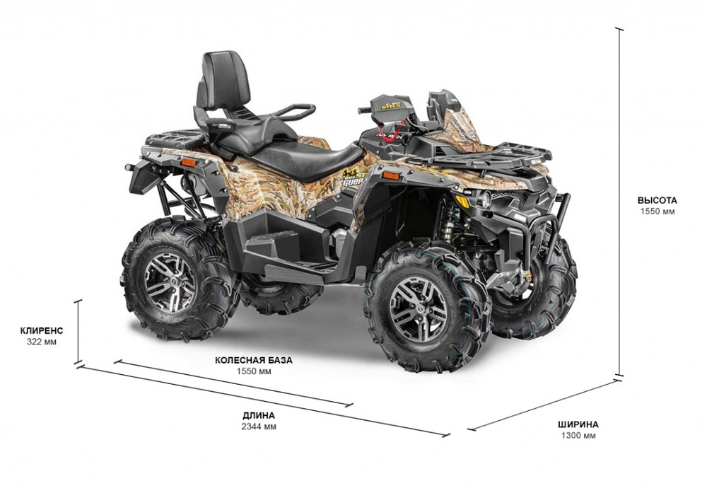 ATV 800G GUEPARD Trophy CVTech