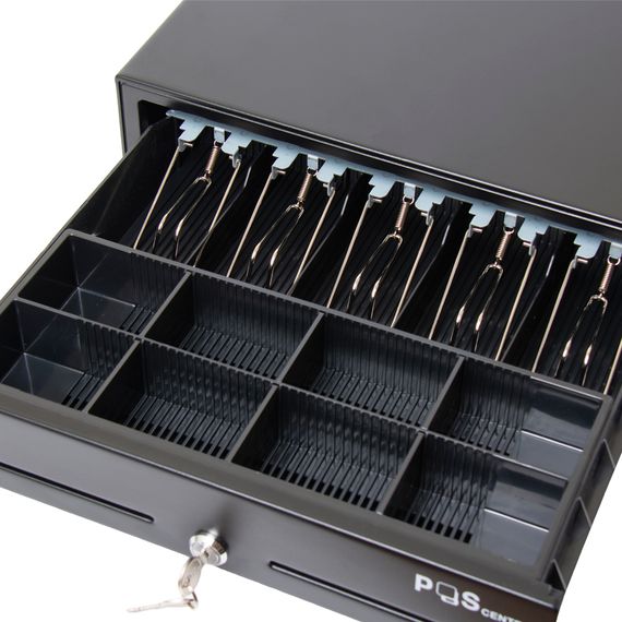 Денежный ящик POScenter 16MK 410x420x100 механический, PUSH, черный