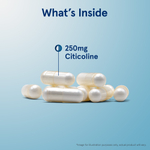 Jarrow Formulas, цитиколин, холин CDP, 250 мг, 120 капсул