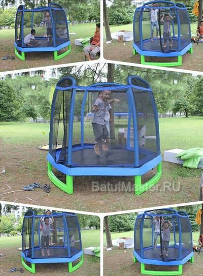 Батут с сеткой, диаметр 7 фт