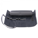 Пенал - скрутка со съёмным пеналом-косметичкой, Alingar, ПВХ, кнопка, 195 х 275 мм (35х185 мм), "Motor", серый