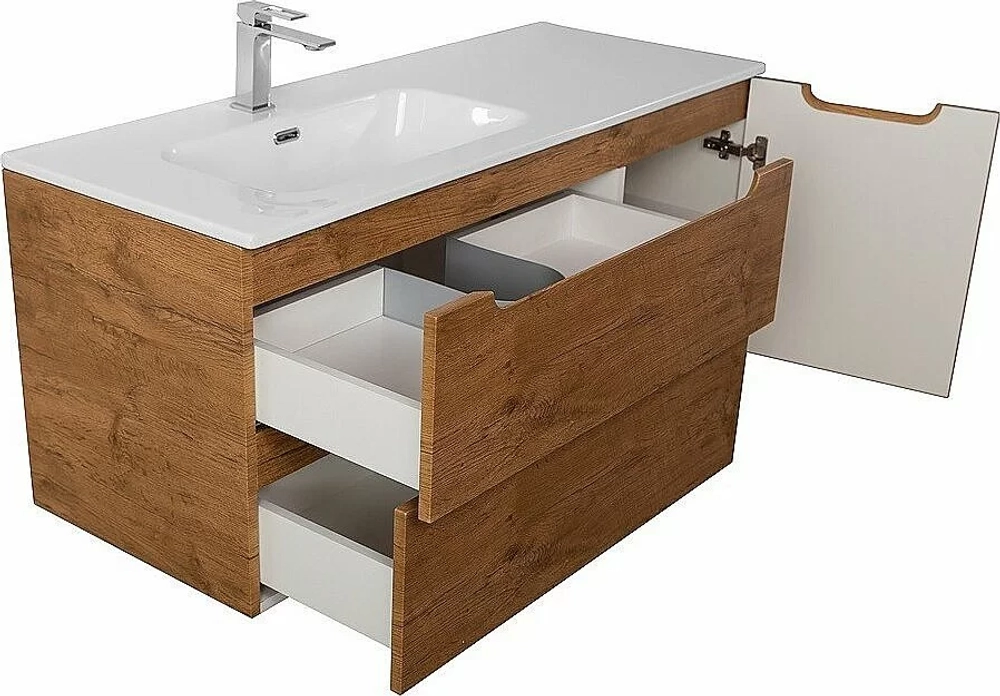 Тумба с раковиной BelBagno ETNA-1200-2C-1A-SO-RN-L/R Rovere Nature