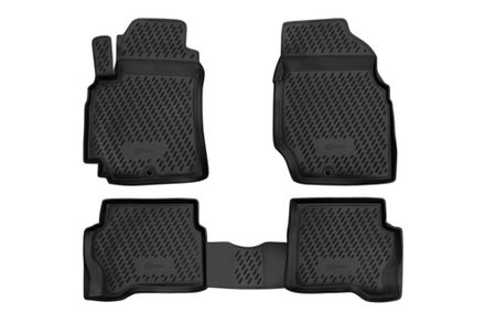 Коврики в салон NISSAN Almera Classic 2006-&gt;, 4 шт. (ПУ, повышенная износостойкость)