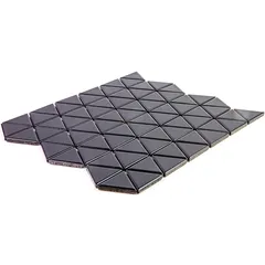 Reno Black matt Мозаика из керамогранита Bonaparte черный темный узор