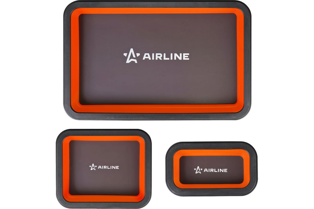 Лоток магнитный силиконовый складной для крепежа, набор 3пр. ATMP012 AIRLINE