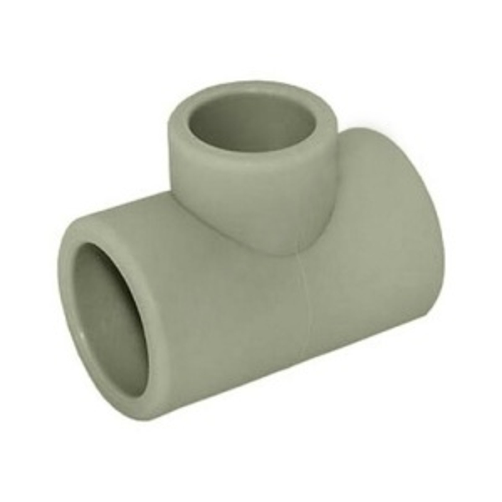 Тройник серый   PPRC   63mm