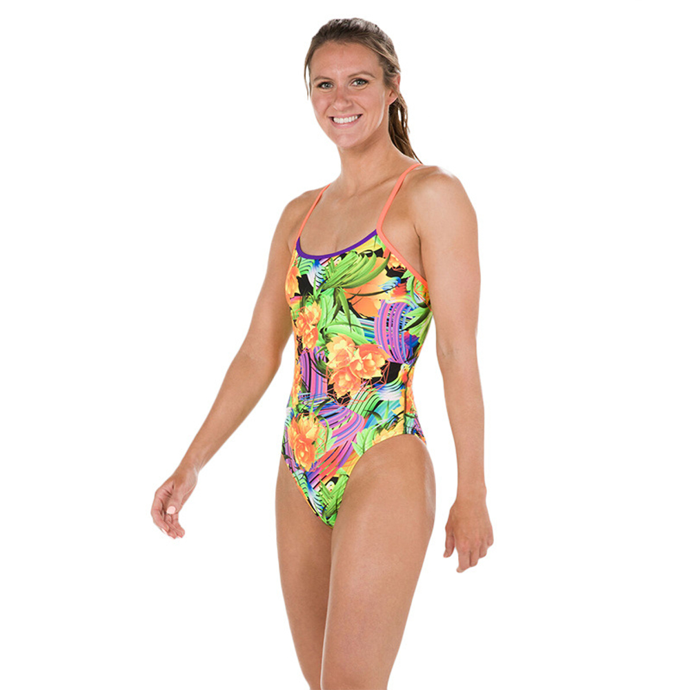 Купальник женский спортивный Speedo Funk Burst Single Crossback