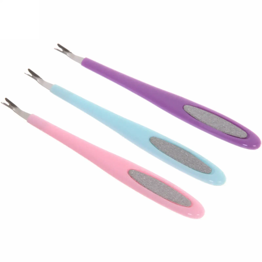 Триммер для удаления кутикулы на блистере «Ultramarine», с пилкой, цвет микс, 10см