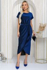 Платье Новогодний поцелуй (синее) П12223-12 LT Collection