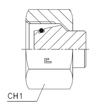 Заглушка VP DS14 (с гайкой и o-ring)