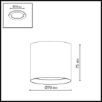 Накладной светодиодный светильник Odeon Light OBEN 7130/8CL