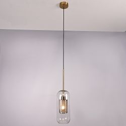 Подвесной светильник CATCH F cylinder brass D12