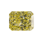 Лабораторно-выращенный бриллиант радиант 7.89 х 6.25 х 4.53 мм Fancy YELLOW/VS1 2.04 ct