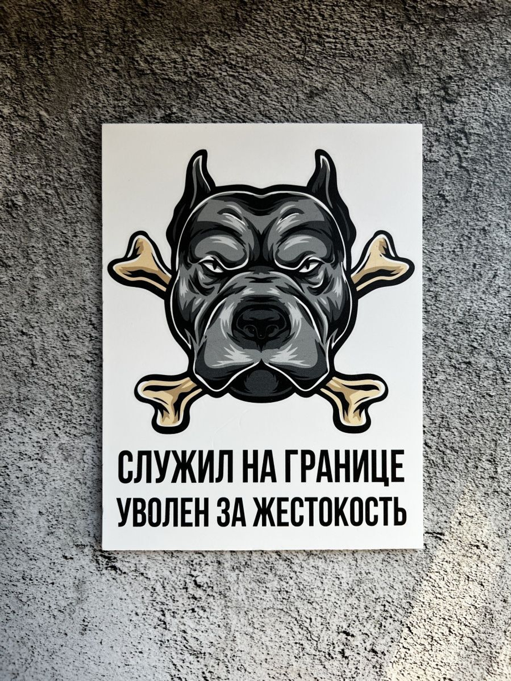 Табличка на дом Осторожно злая собака