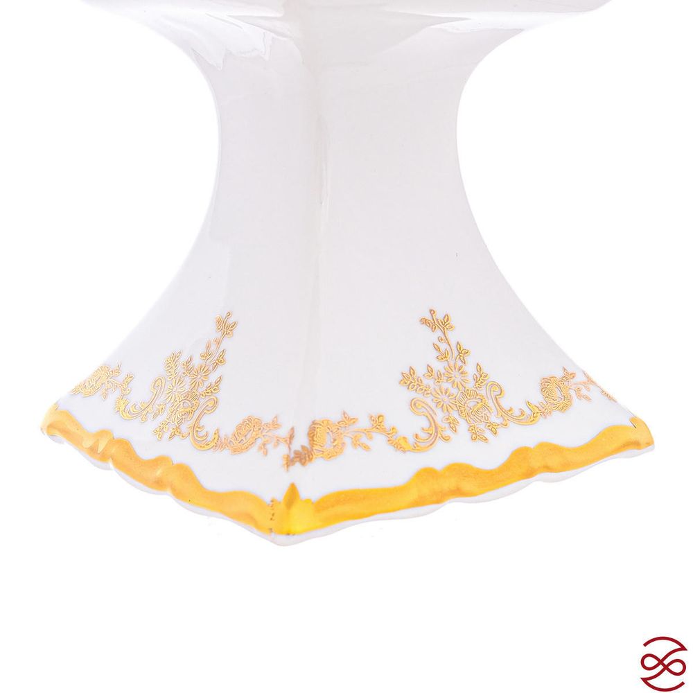 Фруктовница квадратная на ножке Queen's Crown 21 см