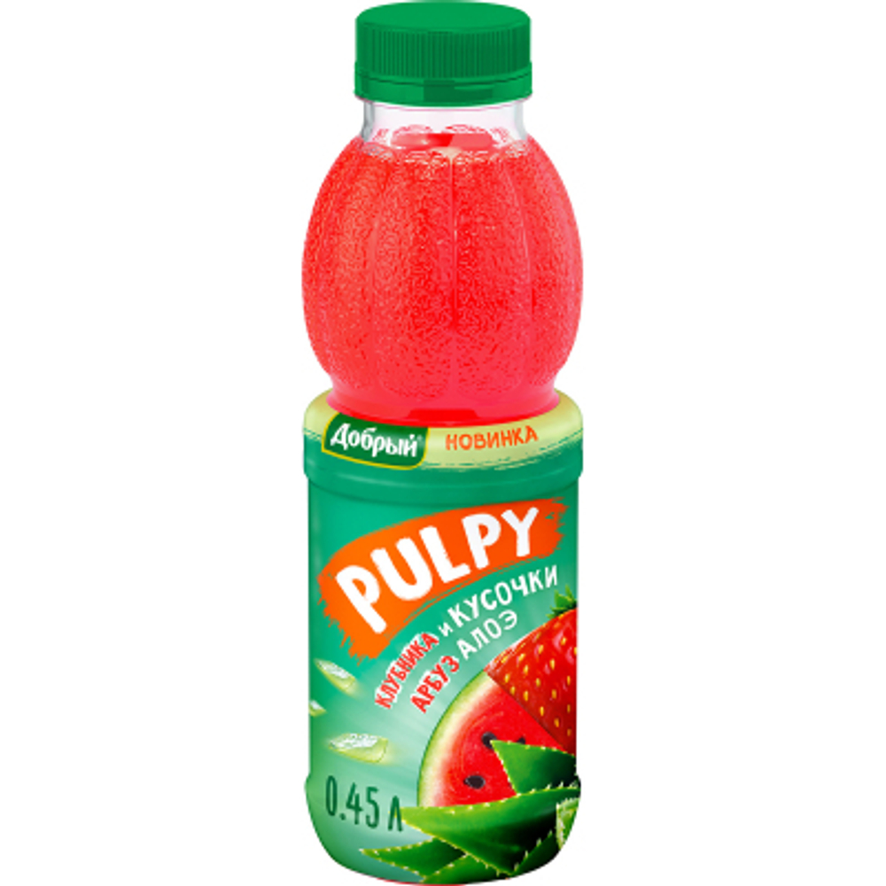 Добрый Pulpy клубника-арбуз 0,45