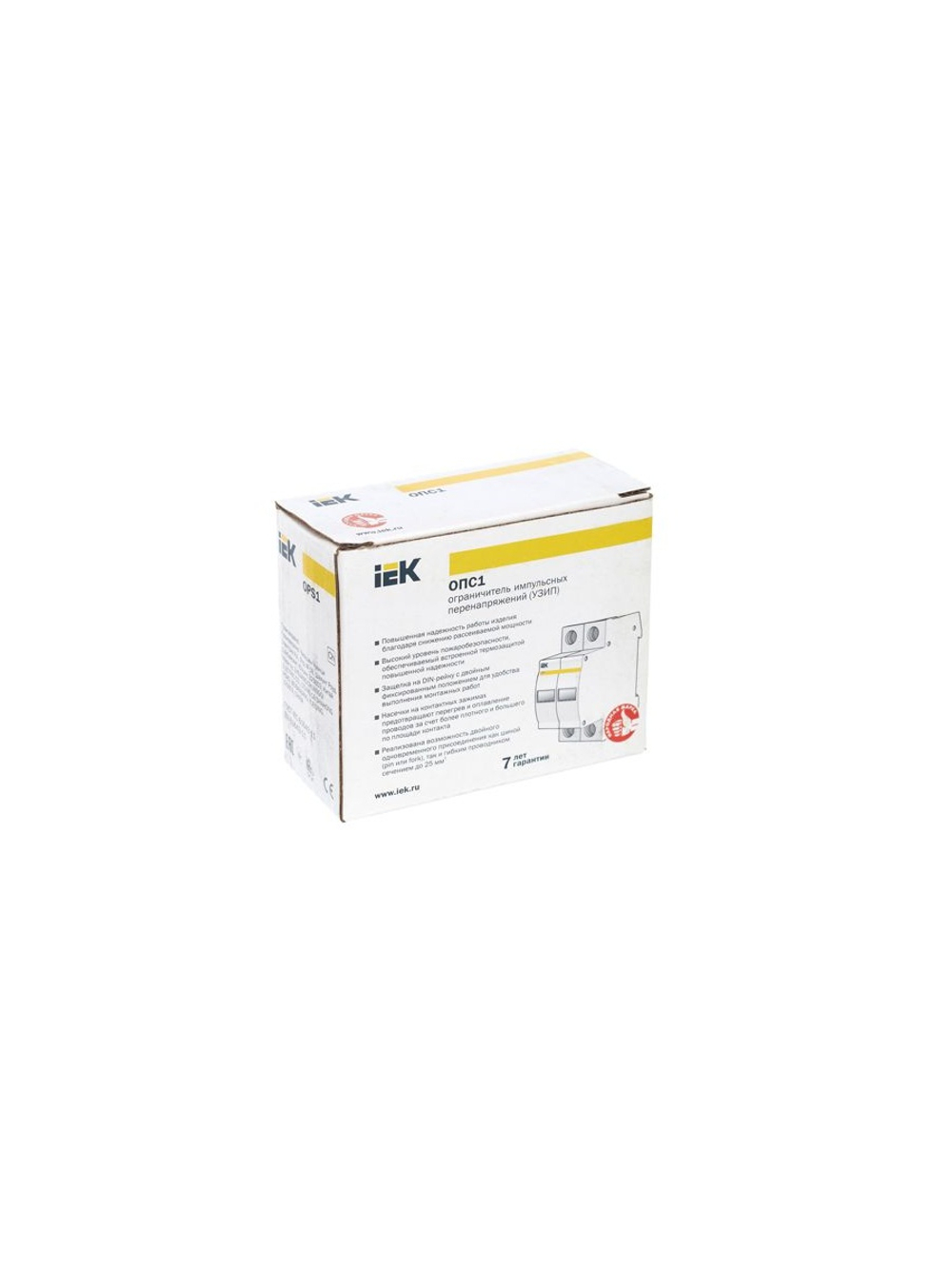 Ограничитель перенапряжения ОПС1-C 2P KARAT IEK MOP20-2-C