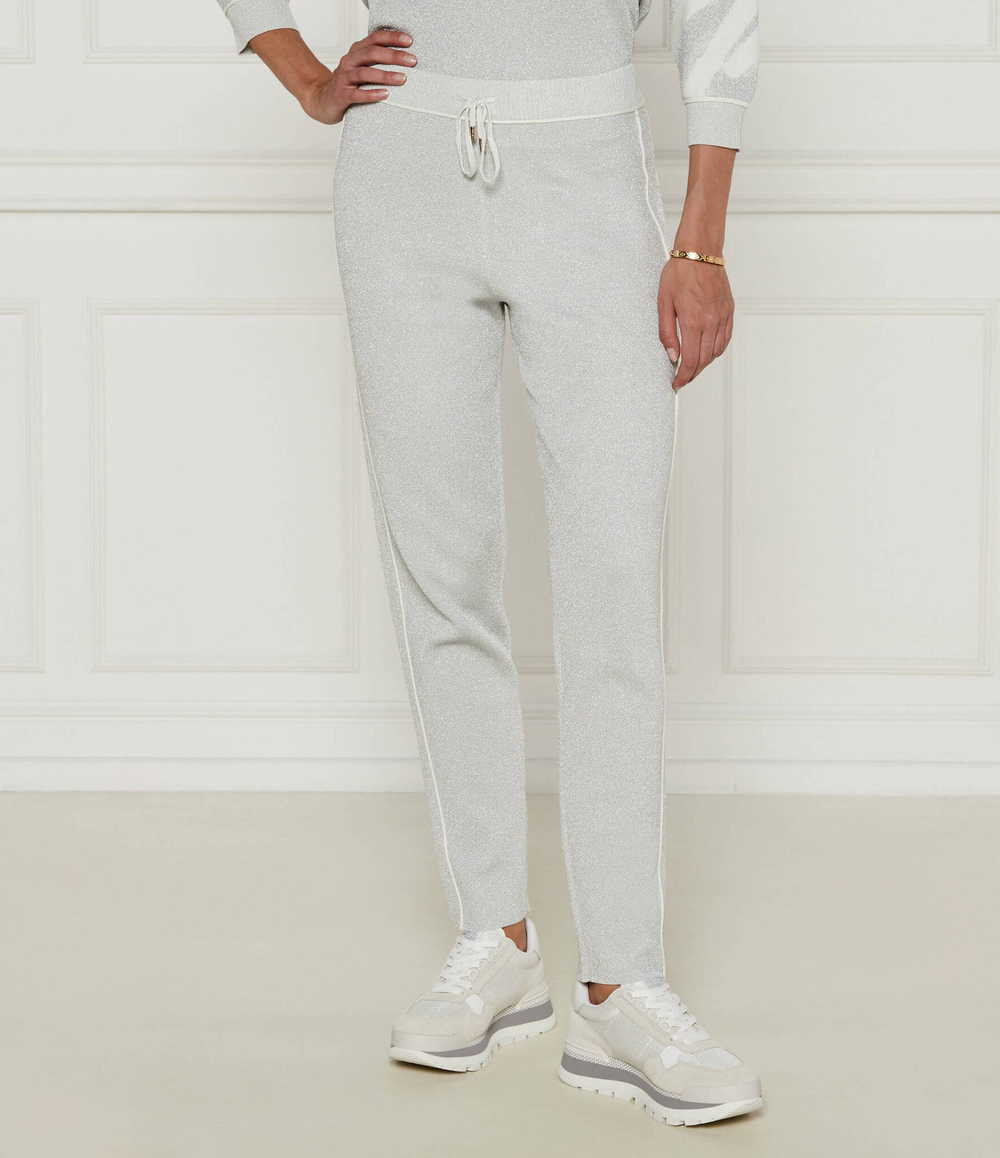 Трикотажные штаны Liu Jo Sport - серебряный(TF4104 MS49I)