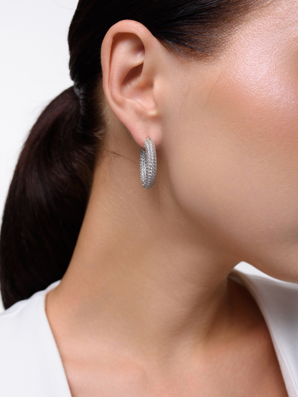 Серьги "Shiny" Silver