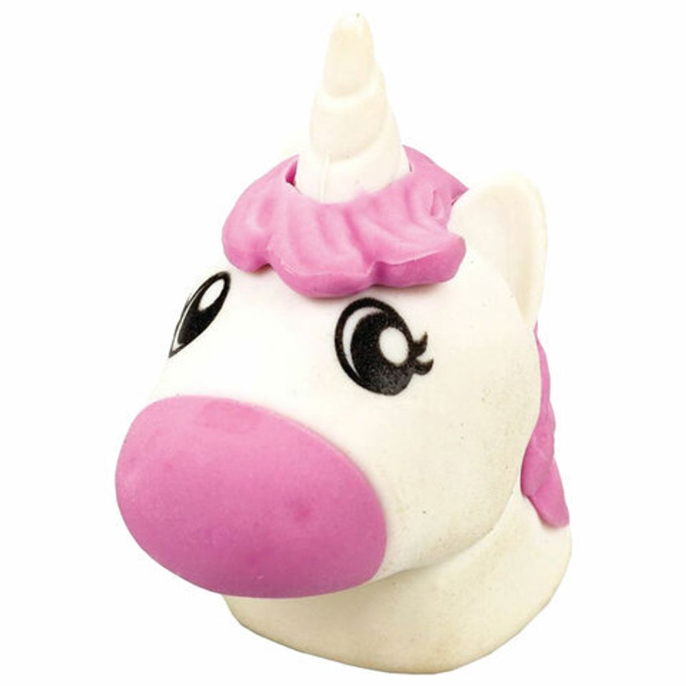 Ластик-насадка на карандаш CENTRUM "Unicorn", 21х30х37 мм, пластиковая туба, 80557
