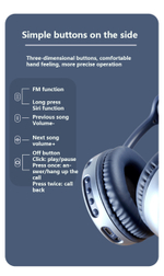 Наушники беспроводные с радио AKZ Max11