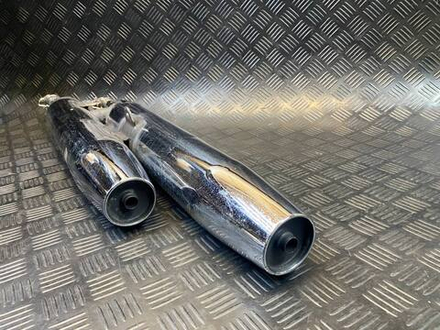 Глушитель Yamaha Drag Star 1100 (только бочки) 053402