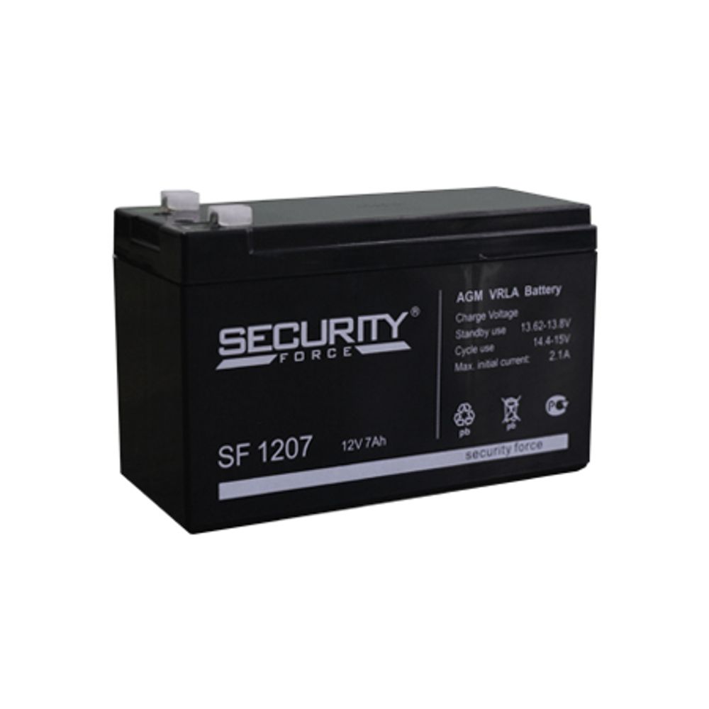 Аккумулятор  резервный 1,2 A/h SF 12012 Security Force