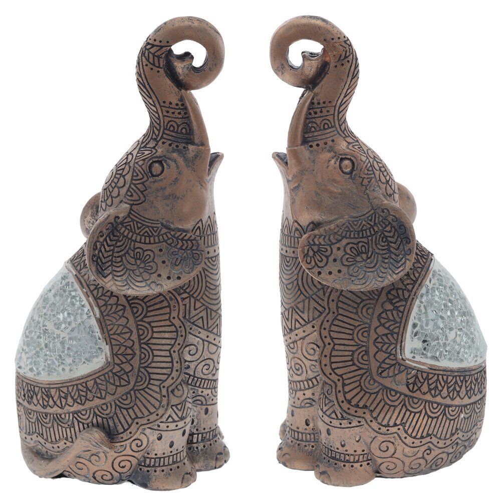 GAEM Набор из 2-х фигурок декоративных "Слон", L19 W9,5 H21 см